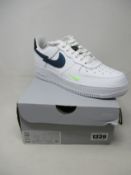 A pair of as new Nike Air Force 1 Low (UK 6).