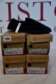 Four pairs of as new Giesswein Niederthal slippers (All EU 43 - RRP £43 each).