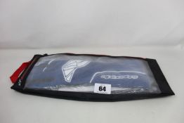 A pair of as new Alpinestars Tech 1 Start V2 FIA racing gloves in Royal blue/White (Size: M).