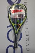 Twelve boxed as new Wilson Energy XL RKT 3 tennis rackets.