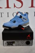 A pair of as new Nike Air Jordan 4 Retro (UK 5).
