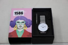 A women's as new Coluri Pankhurst watch in snow (RRP £139).