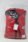 An as new Ulla Popken coat in red (EU 58/60).