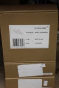 Three boxed as new Crosswater MPRO 200mm round shower heads.