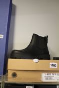 A pair of as new Ugg Markstrum boots (UK 6).
