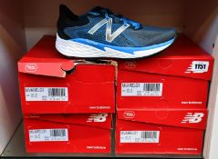 Four pairs of as new New Balance Evare MVARLG1 trainers (UK 10).