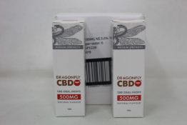 Twelve Dragonfly CBD Oral Drops 500mg/10ml Natural Flavour (Exp: 01/2023).