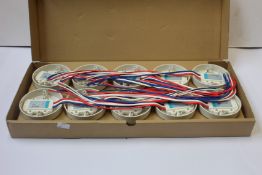 Twenty Hochiki Corp weatherproof heat detectors (DFG-60BLKJ).