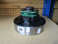 A Swift Klamp MHK-A100-110 5-Axis Manual Clamping Head.