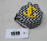 An as new Jimmy Choo JC coin/mask pouch/bag charm (No tags but item is as new - RRP $225).