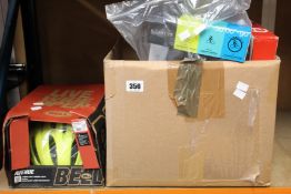A quantity of miscellaneous cycling accessories to include a Bell Avenue Helmet (U), two