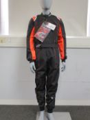 An as new Alpinestars KMX-9 V2 suit (EU 130/US 7-8 - RRP £165).