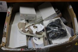 A quantity of assorted as new footwear to include Geox, Chaco, MBT and Carvella (Approximately 25