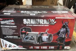 A Samurai S9500 12V Extreme Terrain Electric Winch.