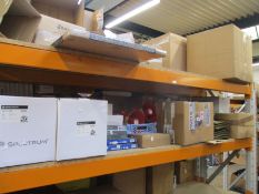 A quantity of miscellaneous items to include alarm sounders and Donghua chains.