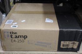 A boxed as new Thomann The t.amp E4-250 amplifier.