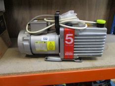 A pre-owned Edwards 5 Two Stage High Vacuum Pump (Model: E2M5).