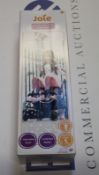 Four boxed as new Joie Junior Aire twin doll pushchairs.