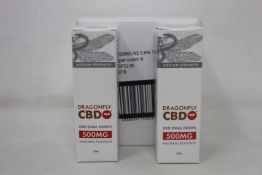 Twelve Dragonfly CBD Oral Drops 500mg/10ml Natural Flavour (Exp: 01/2023).