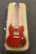 A pre-owned Gibson Les Paul SG Special 100th Anniversary electric guitar with G Force tuning