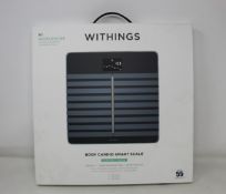 A boxed as new Withings body cardio smart scale.