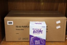 Twelve boxes of Retainer Brite - Cleaning Tablets (96 each, Exp: 01/24).