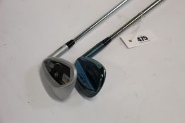 Two pre-owned golf wedges - a Mizuno T20 58/08 and a Ping G400 Sand (Both right handed).