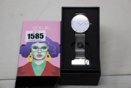 A women's as new Coluri Kahlo watch in snow (RRP £139).