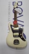 A boxed as new Fender Vintera 60s Jazzmaster in Olympic White with gig bag.
