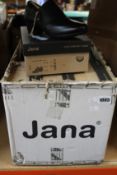 Nine pairs of women's Jana Trotteur shoes H width (Assorted sizes).