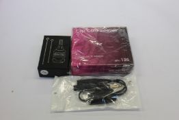 A quantity of tattoo equipment and related items to include six Ambition tattoo grips, single use