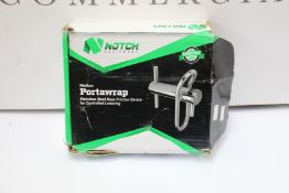 Five Notch Medium Portawrap - Stainless Steel Rope Friction Devices (Some damage to boxes).