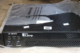 A pre-owned Thomann t.amp E800 amplifier (Item untested).