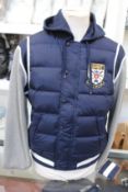 An as new Ralph Lauren down panelled baseball jacket (XXL - RRP €185. Please note this item still