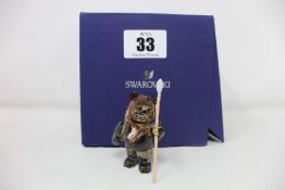 A boxed as new Swarovski Star Wars Collection crystal Ewok Wicket (5591309).