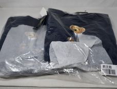 Two as new Ralph Lauren Rugby Bear sweatshirts in navy (XS- RRP £107 each).