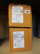 Two Raychem T-100 Splice/Tee Kits.