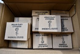 A quantity of as new Primal Suds Billie Clay Cypress organic vegan soaps (Approximately 30).