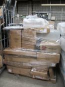 A pallet of flatpack furniture and related items (BCVA do not guarantee all fixtures and fittings