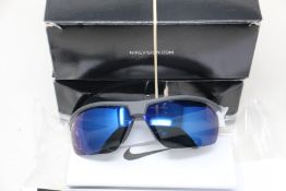 Two pairs of as new Nike Tailwind 12 sunglasses.