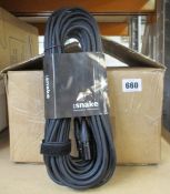Ten as new Pro Snake TPM 20 Professional microphone cables.
