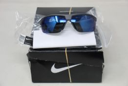 Three pairs of as new Nike Tailwind 12 sunglasses.