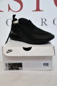 A pair of as new Nike Air Max 270 (UK 8).