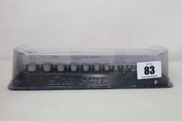 An as new Snap-On 12 piece Shallow Socket Set 112TMMY.