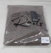 An as new Rails Imogen oversized cashmere rollneck jumper in hazelnut (M - RRP £280).