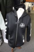 An Off White full zip hooded jacket (XL - No tags/possibly pre-owned but looks unworn).