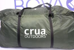 A Crua Outdoors Core inflatable camping family tent.
