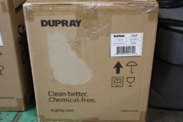 A boxed as new Dupray Neat steam cleaner in White.