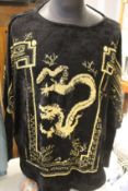 An as new Alberta Ferretti jumper in Black/Gold (Size 42 - RRP £123).