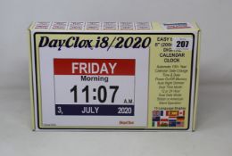 Ten boxed as new DayClox i8/2020 - East to Read 8